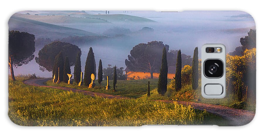 Italy Galaxy Case featuring the photograph Val d'Orcia by Evgeni Dinev