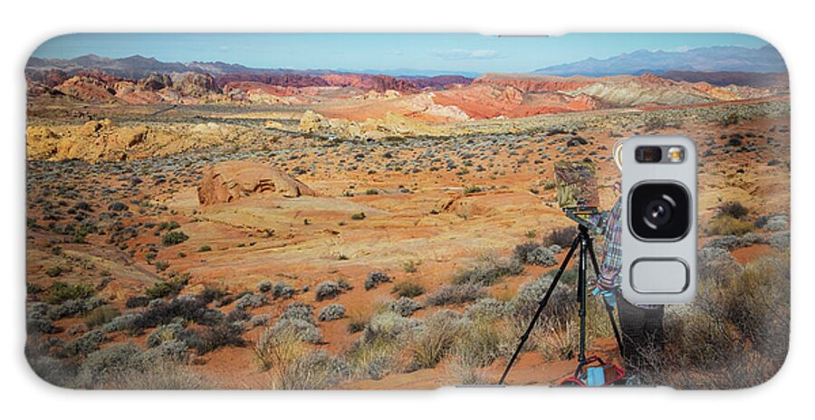 Valley Of Fire State Park Galaxy Case featuring the photograph Valley of Fire painter by Jonathan Babon