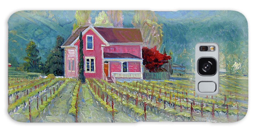 Vineyard Galaxy Case featuring the painting Valley Victorian by John McCormick