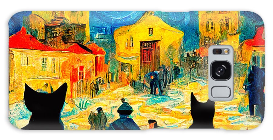 Vincent Van Gogh Galaxy Case featuring the digital art Van Gogh #2 by Craig Boehman