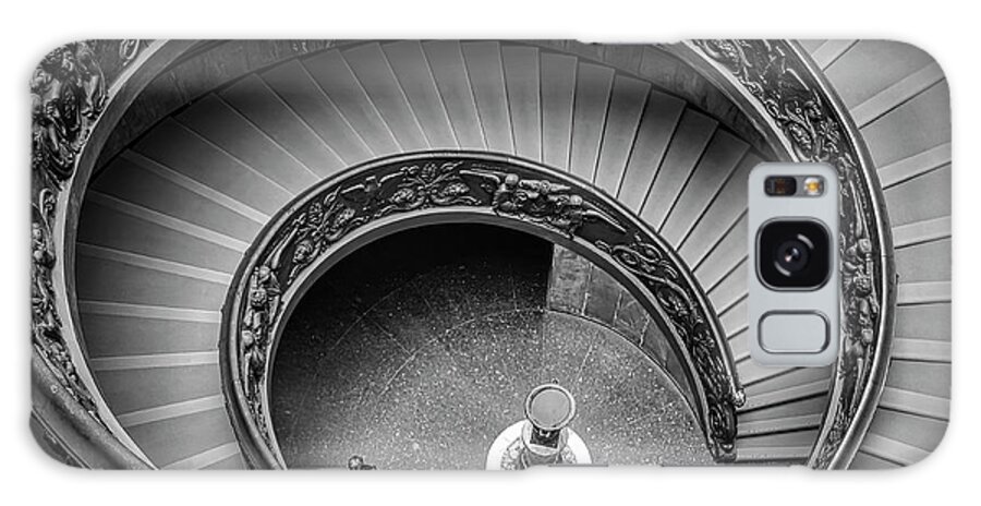 3scape Galaxy Case featuring the photograph Vatican Stairs by Adam Romanowicz
