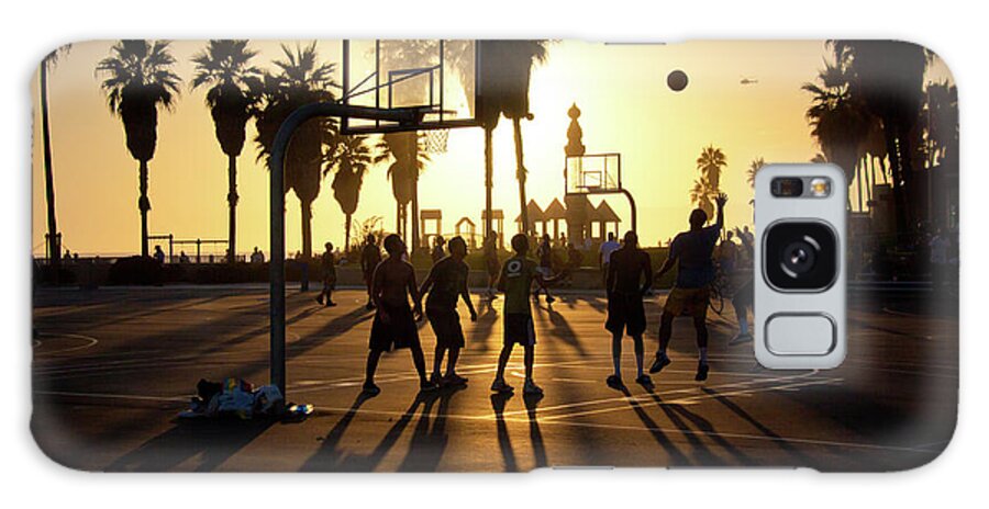Sports Galaxy Case featuring the photograph Venice Beach Basketball Dream by Chris Goldberg