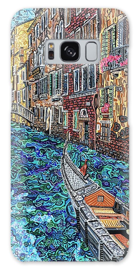  Galaxy Case featuring the painting Venice, Italy by Micah Mullen
