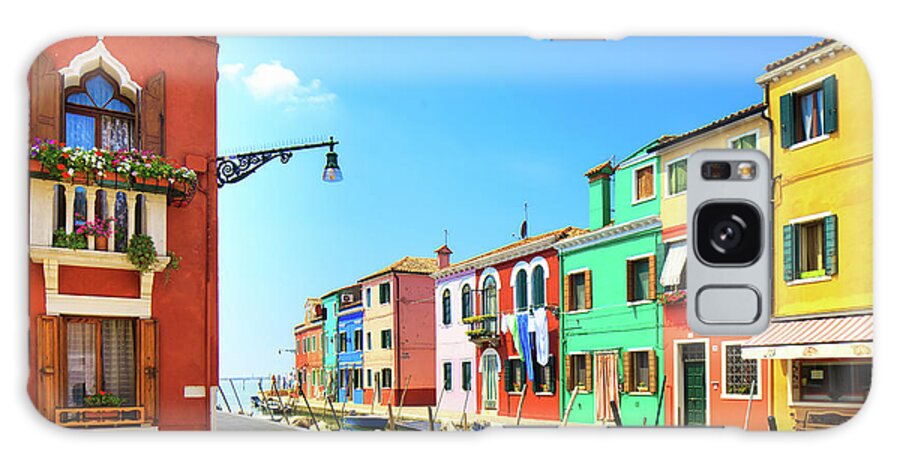 Venice Galaxy Case featuring the photograph Burano Colorful Morning by Stefano Orazzini