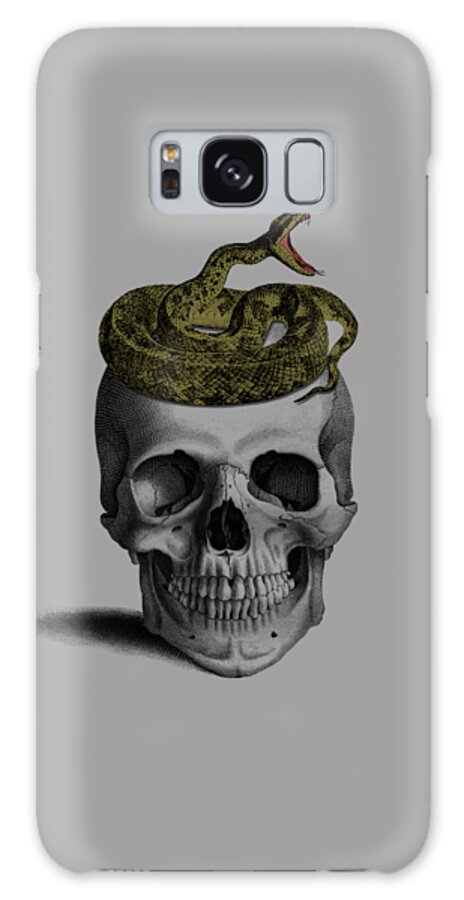 Skull Galaxy Case featuring the digital art Venom Skull by Madame Memento