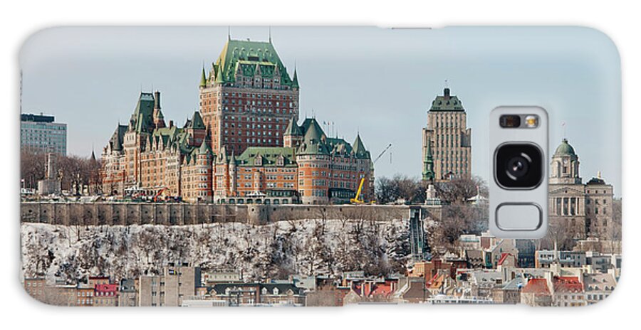Chateau Galaxy Case featuring the photograph The Frontenac Castle at Quebec by Lieve Snellings