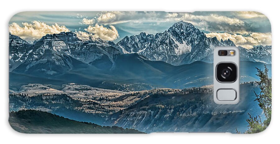Mt Sneffels Galaxy Case featuring the photograph View to Mt Sneffels by Alana Thrower