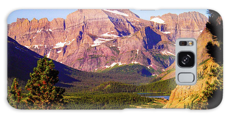 Viewpoint Galaxy Case featuring the photograph Viewpoint in Glacier National Park by Jeff Swan