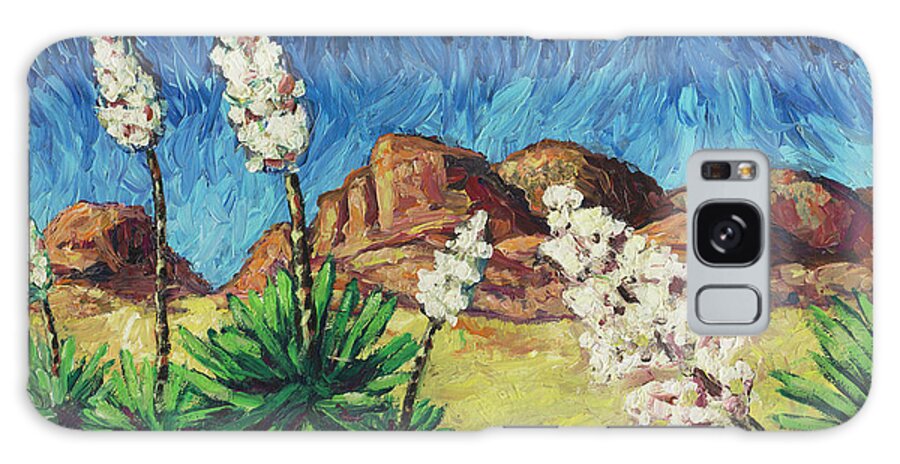 Van Gogh Galaxy Case featuring the painting Vincent in Arizona by James W Johnson