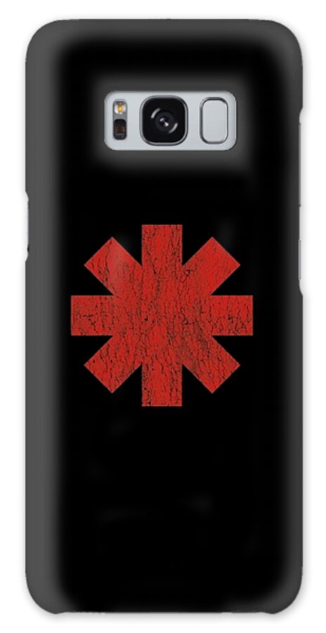 Red Hot Chili Peppers Galaxy Case featuring the digital art Vintage Red Hot Black Design For Fans Lover by Notorious Artist