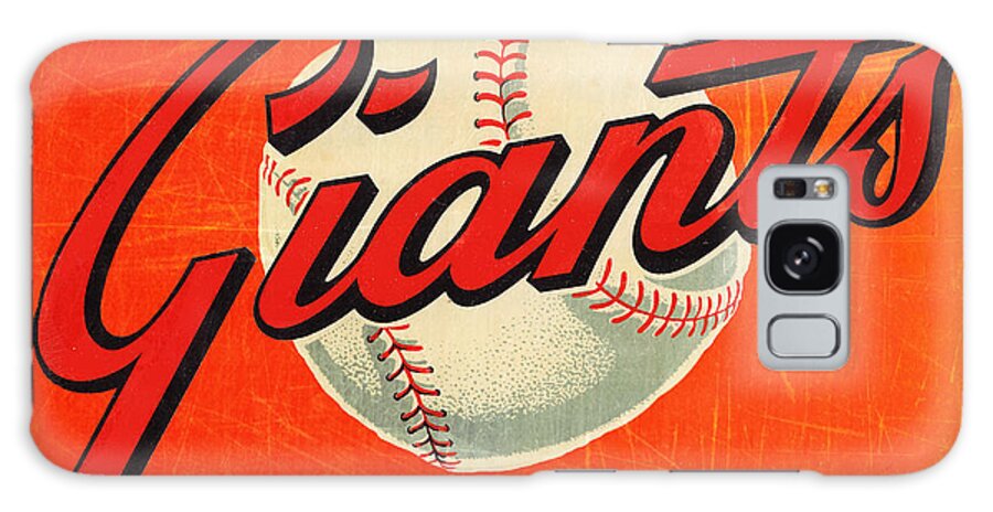 San Francisco Giants Galaxy Case featuring the mixed media Vintage San Francisco Giants Art by Row One Brand
