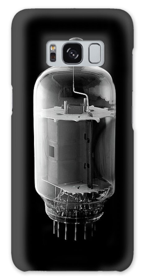 Vacuum Tube Galaxy Case featuring the photograph Vintage Vacuum Tube by Jim Hughes
