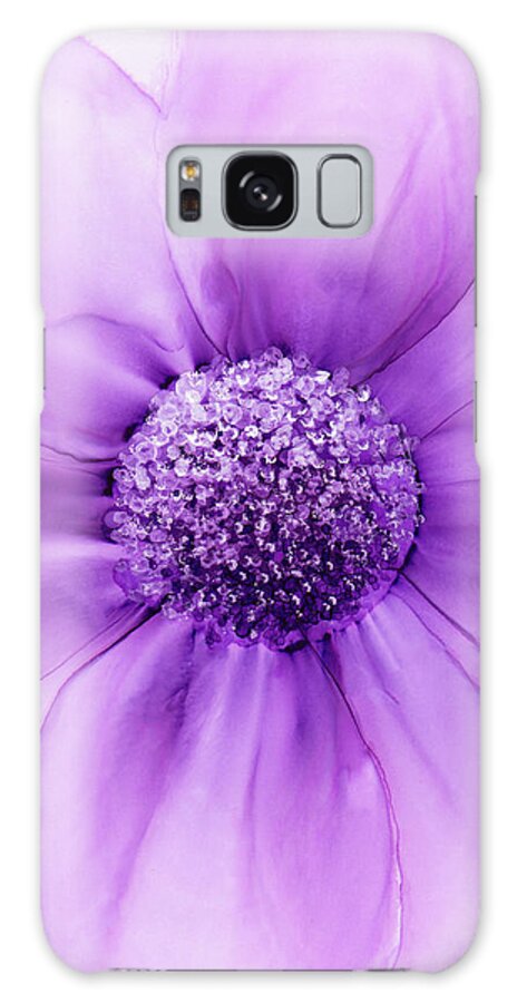 Art Galaxy Case featuring the painting Violet Bloom by Kimberly Deene Langlois