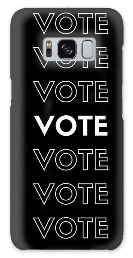 Vote Galaxy Case featuring the digital art Vote Tshirt and Prints by Christie Olstad
