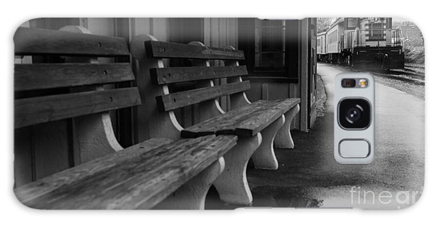 Train Station Waiting Galaxy Case featuring the photograph Waiting by fototaker Tony