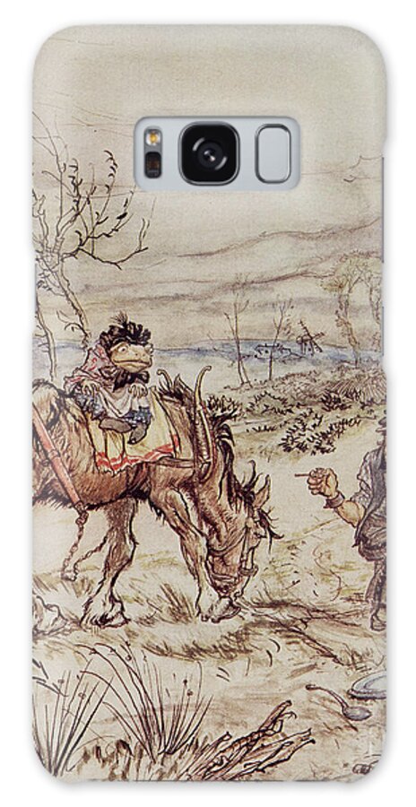 Toad Galaxy S8 Case featuring the painting Want to sell that there horse of yours by Arthur Rackham
