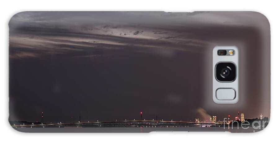 Niagara Falls Ny Galaxy Case featuring the photograph Watching the Wandering Clouds by Tony Lee