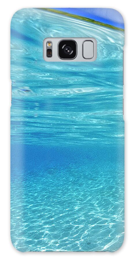 Ocean Galaxy Case featuring the photograph Water and sky triptych - 1 of 3 by Artesub