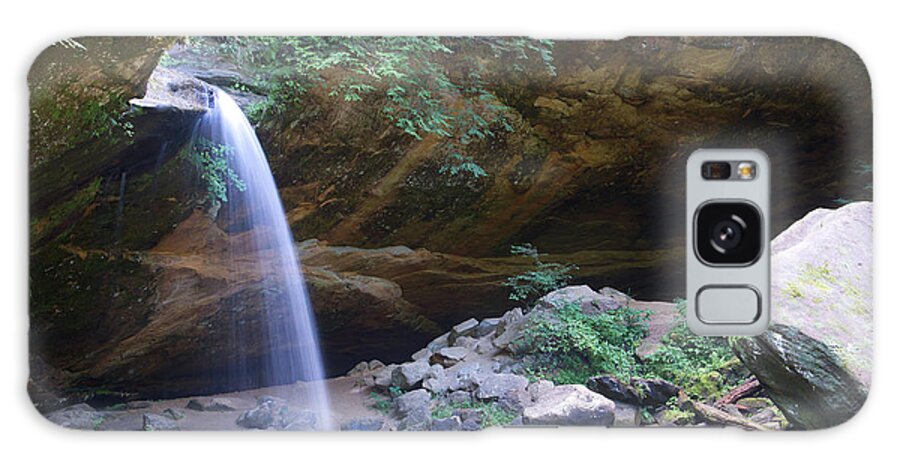 Waterfall Galaxy Case featuring the photograph Waterfall at Hocking Hills by Flinn Hackett