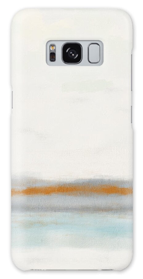 Abstract Galaxy Case featuring the painting Waterscape Sunset- Art by Linda Woods by Linda Woods