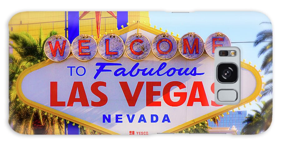  Galaxy Case featuring the photograph Welcome to Fabulous Las Vegas by Rodney Lee Williams