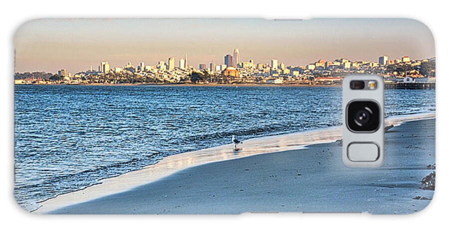 Pacific Ocean Galaxy Case featuring the photograph West Bluff Beach 1 by Maggy Marsh