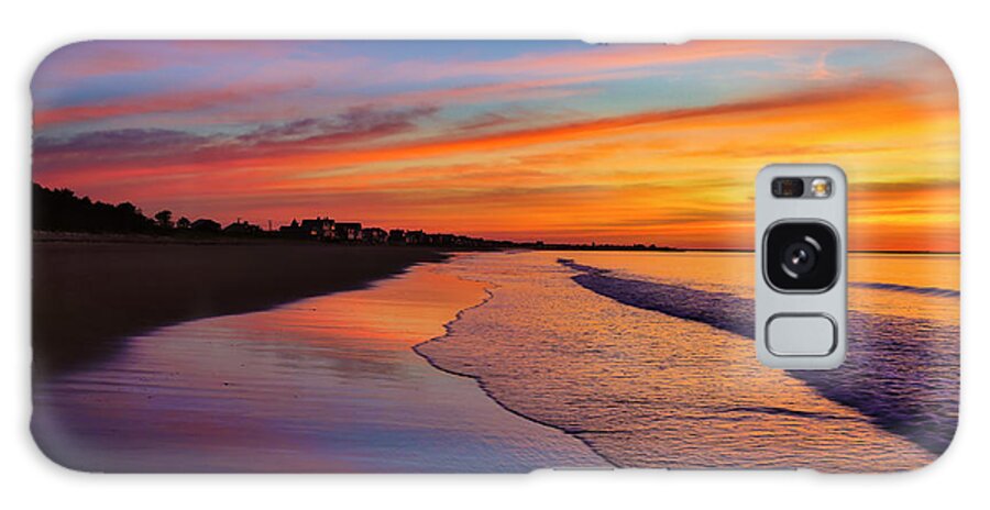 Footbridge Beach Galaxy Case featuring the photograph What a Morning by Penny Polakoff