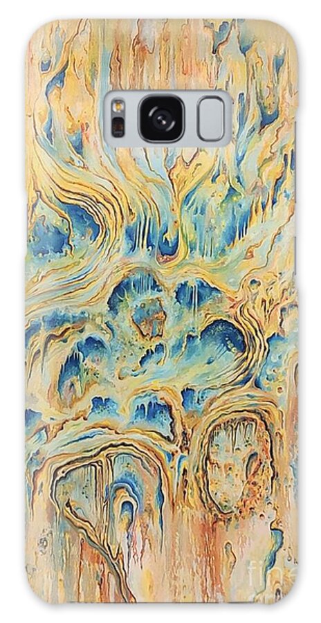 Abstract Galaxy Case featuring the painting What Dreams are Made Of by Scott Sladoff