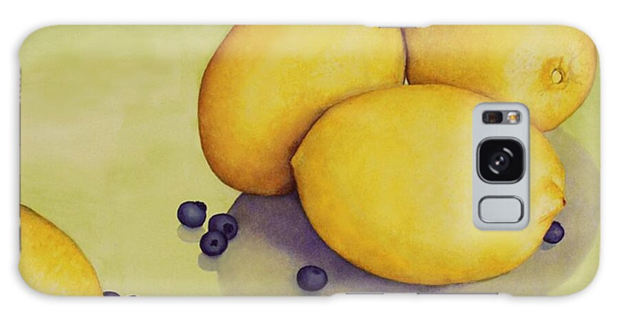 Kim Mcclinton Galaxy Case featuring the painting When Life Gives You Lemons by Kim McClinton