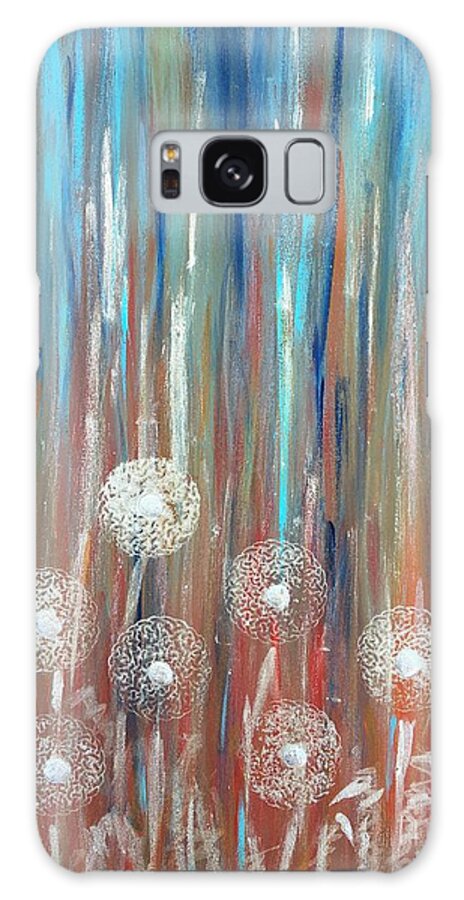 Colors Galaxy Case featuring the painting Whimsy Red by Debora Sanders