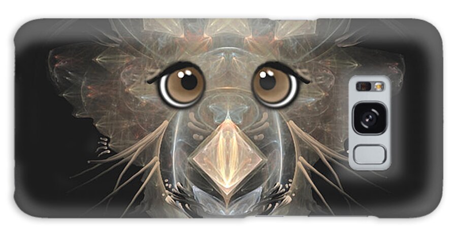 Digital Galaxy Case featuring the digital art Whiskers by Suzanne Schaefer