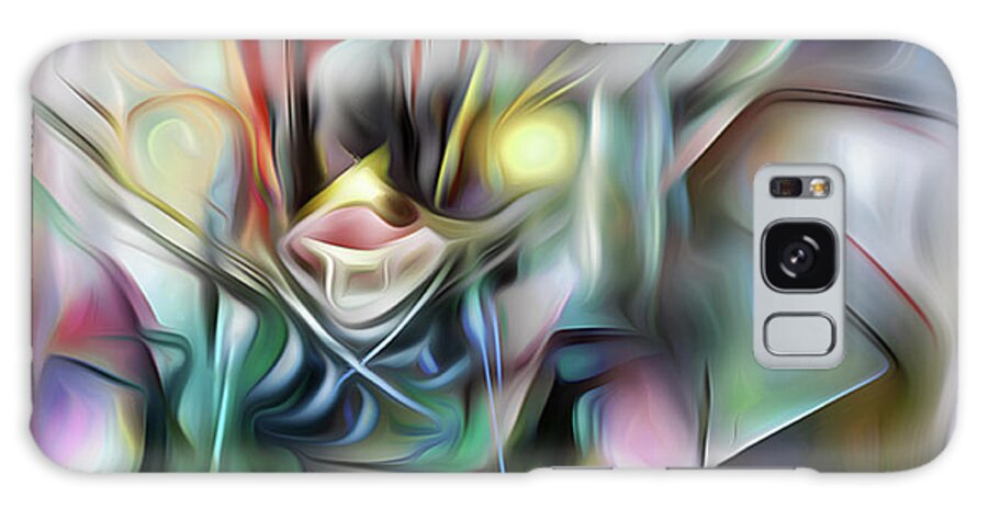 Abstract Galaxy Case featuring the digital art Whispers by Jeff Malderez