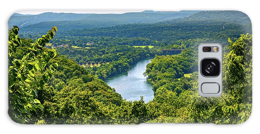Inspiration Point Galaxy Case featuring the photograph White River Overlook From Inspiration Point - Eureka Springs Arkansas by Gregory Ballos