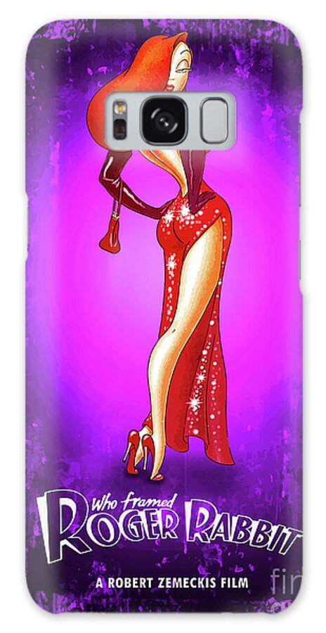 Movie Poster Galaxy Case featuring the digital art Who Framed Roger Rabbit by Bo Kev