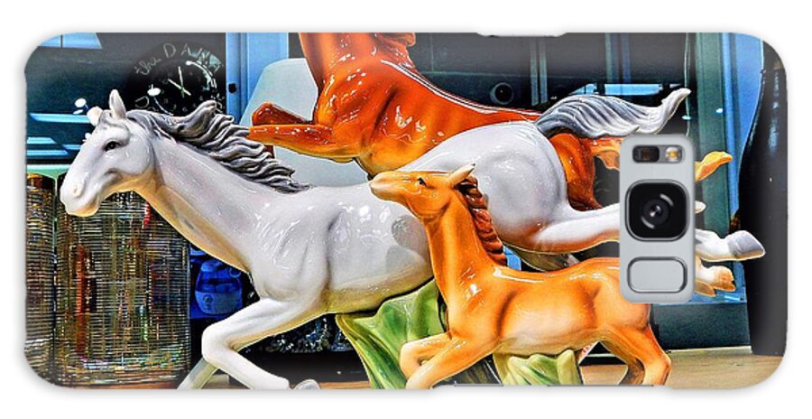 Horses Galaxy Case featuring the photograph Wild Horses Running Free by Andrew Lawrence