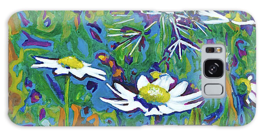 Spring Galaxy Case featuring the painting Wildflowers by Denise Deiloh