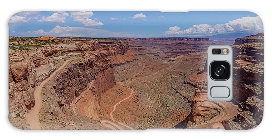 Shafer Basin Road Galaxy Case featuring the photograph Winding Road In Canyon Land by Lisa M Bell
