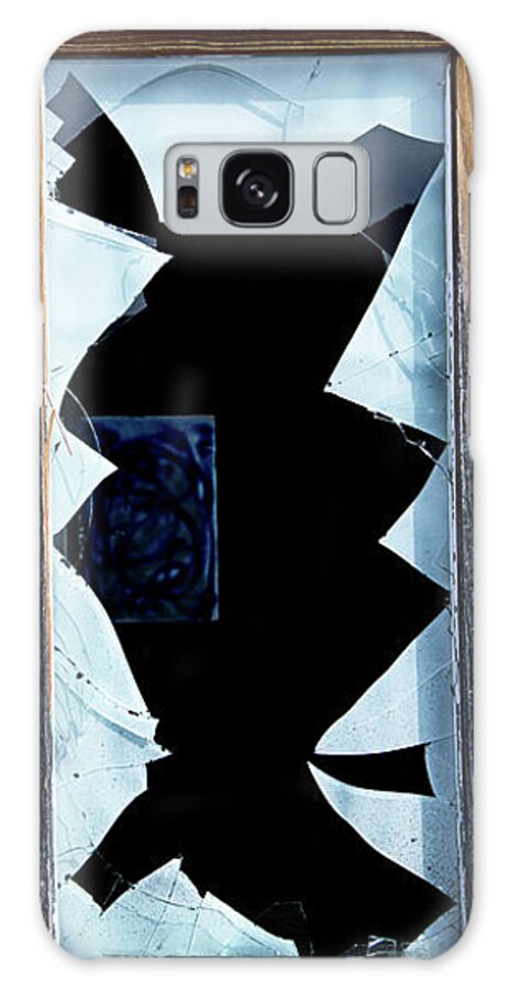 Window Galaxy Case featuring the photograph Window Panes Break by Bernhard Schaffer