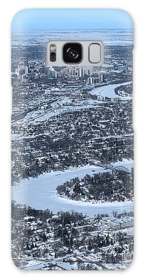 Canada Galaxy Case featuring the photograph Winnipeg Skyline by Mary Mikawoz