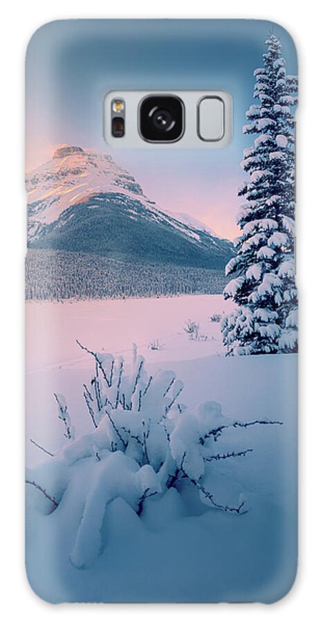 Winter Galaxy Case featuring the photograph Winter in Mountains by Henry w Liu