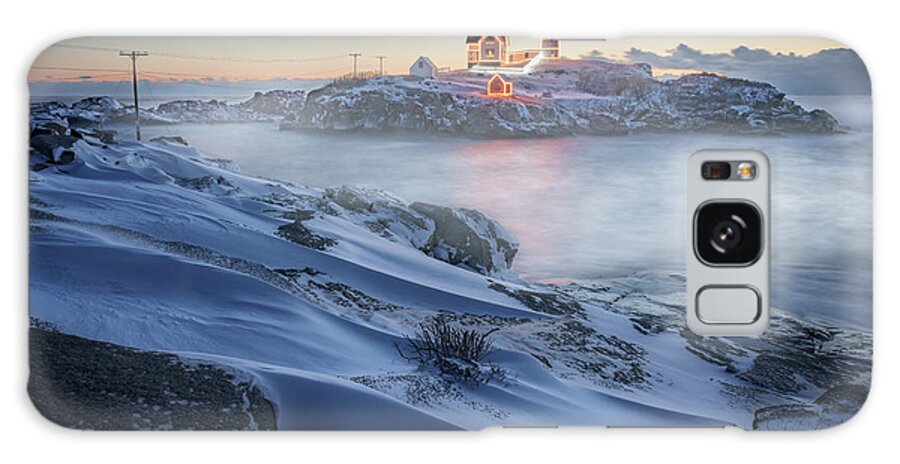 Maine Galaxy Case featuring the photograph Winter Morning at Cape Neddick by Rick Berk