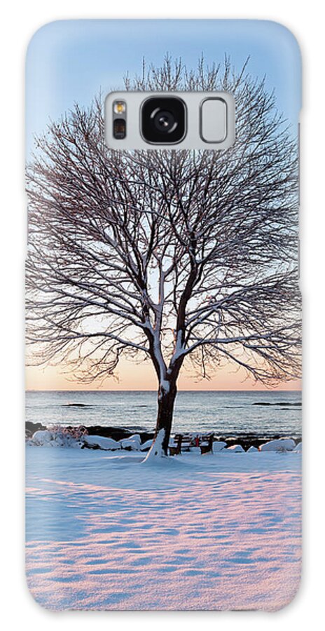 Winter Galaxy Case featuring the photograph Winter on the Coast by Eric Gendron