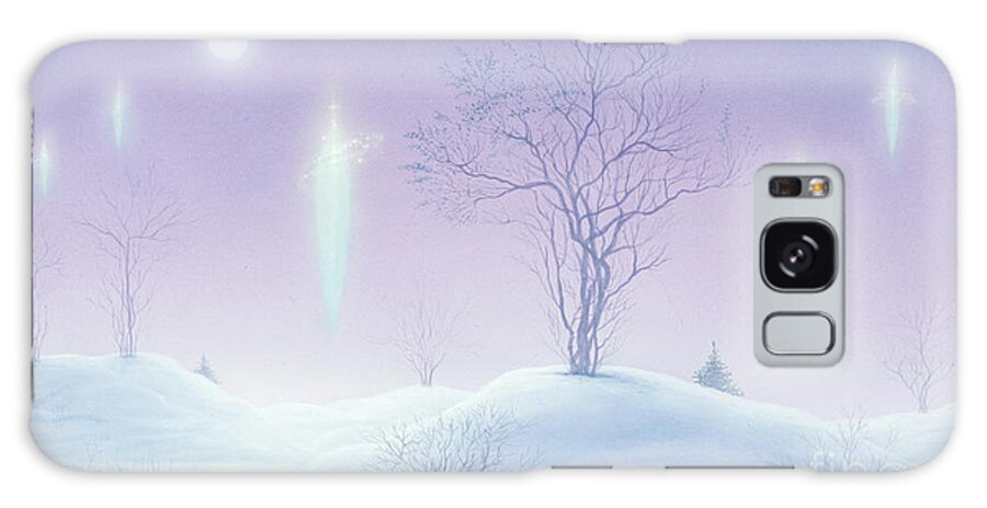 Winter Spirits Galaxy Case featuring the painting Winter spirits by Gilbert Williams