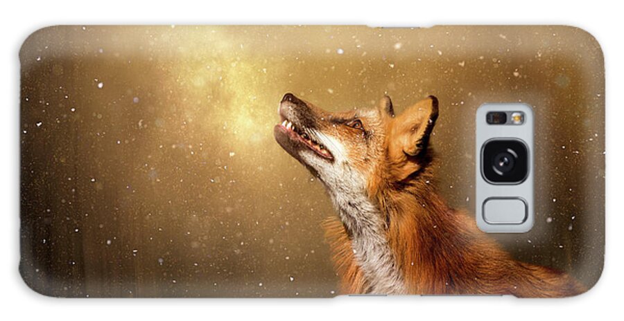 Fox Galaxy Case featuring the digital art Winter Wonder by Nicole Wilde