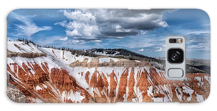 Cedar Breaks National Monument Galaxy Case featuring the photograph Winter's Leftovers II by Phil Marty
