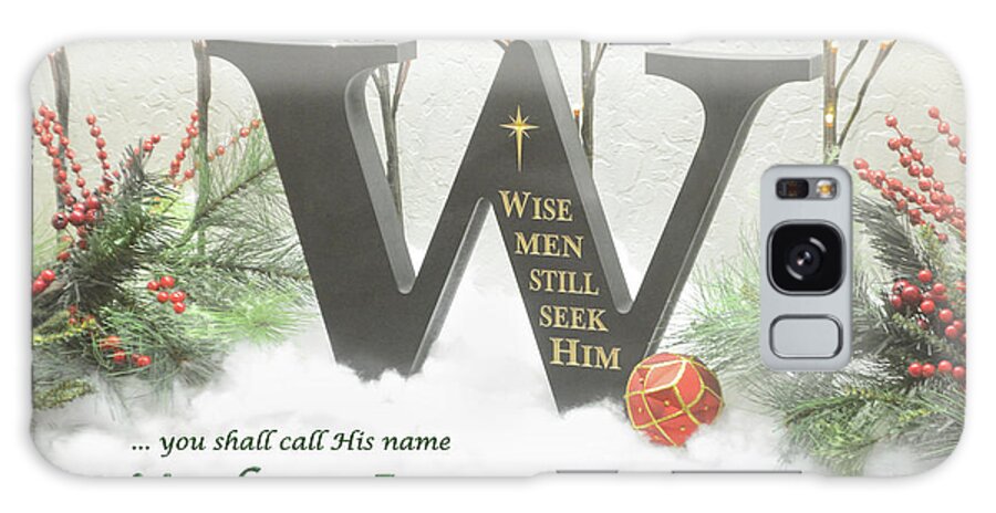 Christmas Galaxy Case featuring the photograph Wise Men Still Seek Him Christmas Decorations by Brian Tada