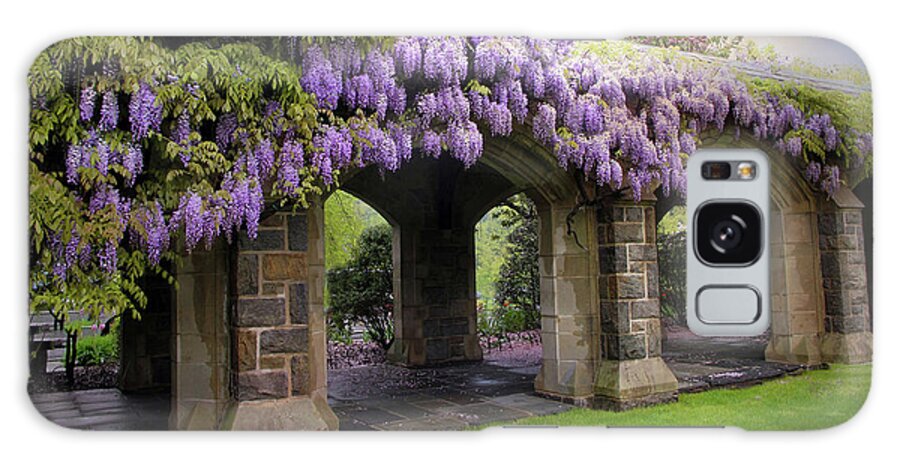 Wisteria Galaxy Case featuring the photograph Wisteria in May by Jessica Jenney