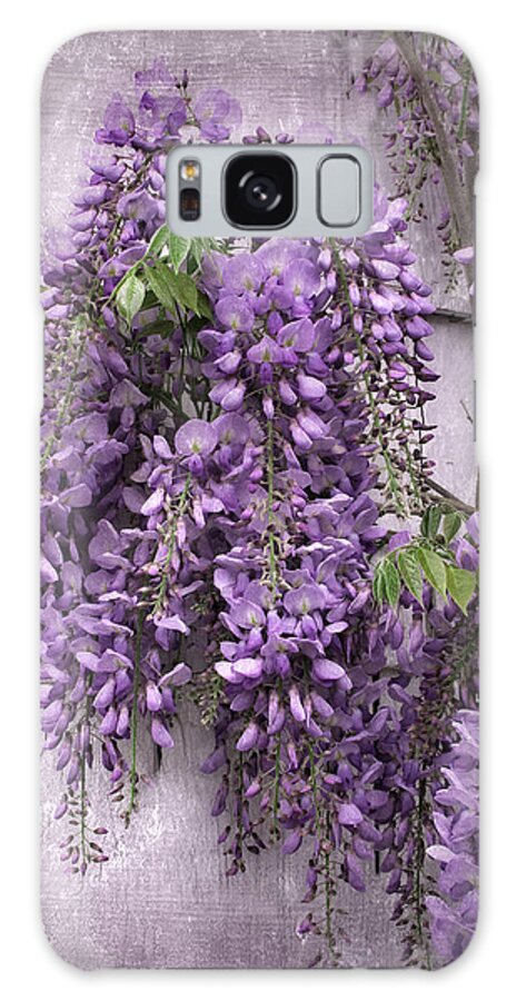 Wisteria Galaxy Case featuring the photograph Wistful Wisteria by Jessica Jenney