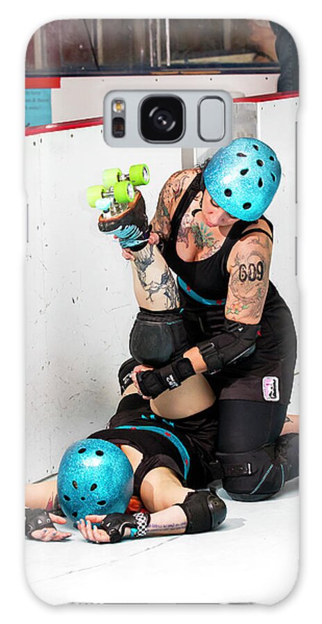 Roller Derby Galaxy Case featuring the photograph Women Who Fly #17 by Christopher W Weeks