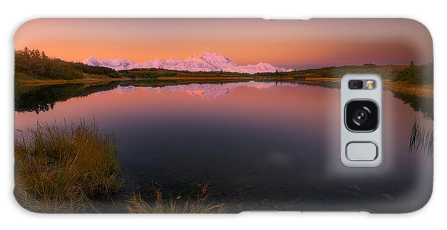 Alaska Galaxy Case featuring the photograph Wonder Lake Sunrise by Henry w Liu